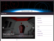 Tablet Screenshot of fightingstarships.info